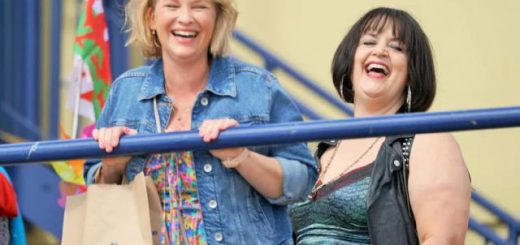 Ruth Jones and Joanna Paige