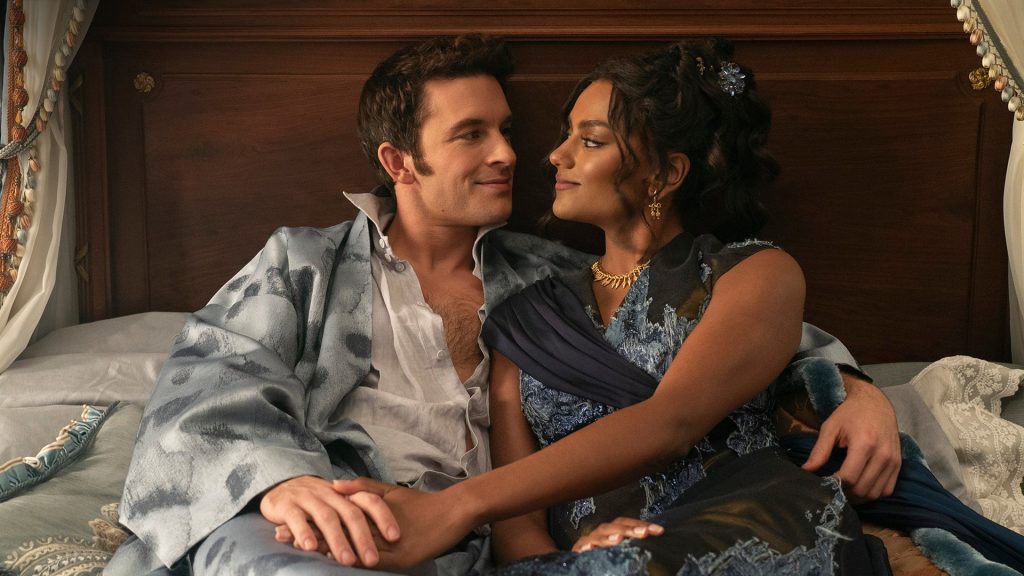 Jonathan Bailey and Simone Ashley Bridgerton