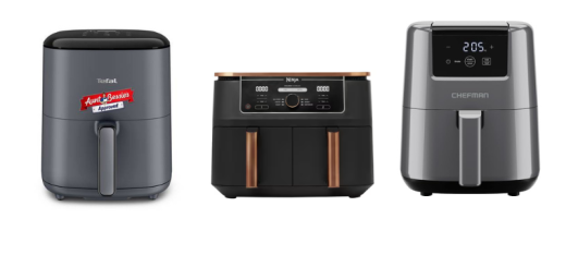 three air fryers