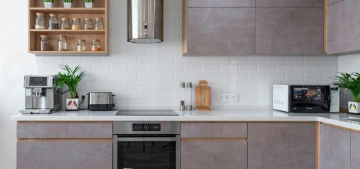 stylish kitchen with modern design